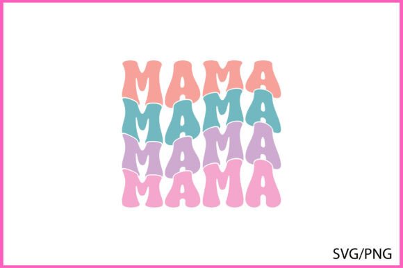 About Mama Retro T-shirt Design: A Graphic Asset for Authentic Branding