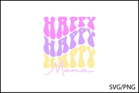 HAPPY MAMA Retro T-shirt Design Review