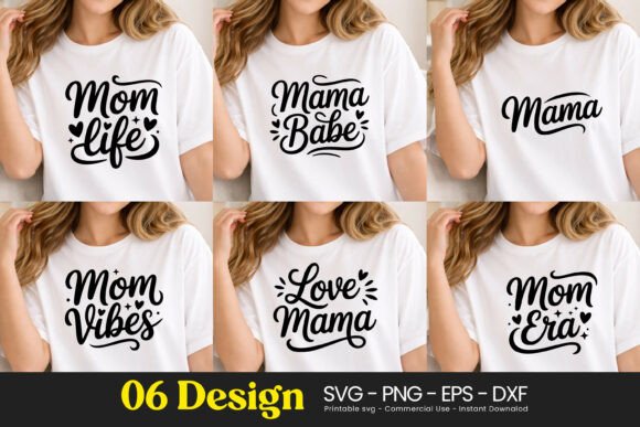 Mom Life Mama Babe Quotes SVG PNG Review for Real Embroidery Projects