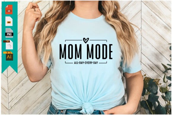 Mom Mode All Day Every Day Free Svg – A Versatile Graphic Design Asset for Modern Branding