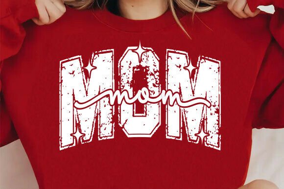 Mom PNG SVG Design: A Perfect Graphic for T-Shirt Crafts and Handmade Products
